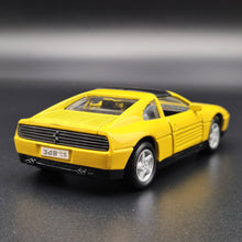 Load image into Gallery viewer, Maisto 1992 Ferrari 348 TS Yellow 1:38 Shell Collezione Die Cast Car
