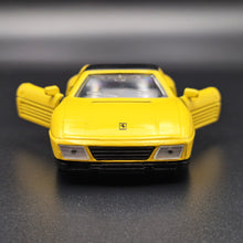 Load image into Gallery viewer, Maisto 1992 Ferrari 348 TS Yellow 1:38 Shell Collezione Die Cast Car
