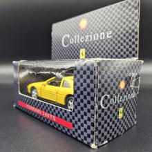 Load image into Gallery viewer, Maisto 1992 Ferrari 348 TS Yellow 1:38 Shell Collezione Die Cast Car
