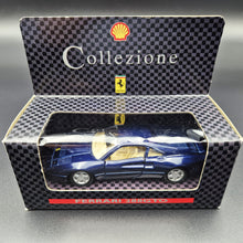 Load image into Gallery viewer, Maisto 1987 Ferrari 288 GTO Dark Blue 1:36 Shell Collezione Die Cast Car

