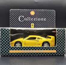 Load image into Gallery viewer, Maisto 1990 Ferrari F40 Yellow 1:38 Shell Collezione Die Cast Car
