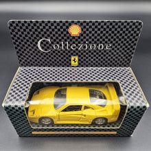 Load image into Gallery viewer, Maisto 1990 Ferrari F40 Yellow 1:38 Shell Collezione Die Cast Car
