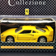 Load image into Gallery viewer, Maisto 1990 Ferrari F40 Yellow 1:38 Shell Collezione Die Cast Car
