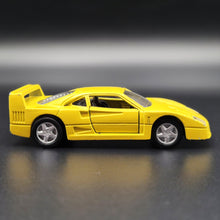Load image into Gallery viewer, Maisto 1990 Ferrari F40 Yellow 1:38 Shell Collezione Die Cast Car
