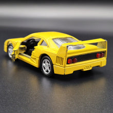 Load image into Gallery viewer, Maisto 1990 Ferrari F40 Yellow 1:38 Shell Collezione Die Cast Car

