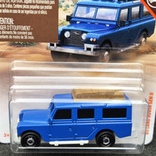 Load image into Gallery viewer, Matchbox 2019 &#39;65 Land Rover Gen II Blue #64 MBX Off-Road 7/20 New Long Card
