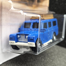 Load image into Gallery viewer, Matchbox 2019 &#39;65 Land Rover Gen II Blue #64 MBX Off-Road 7/20 New Long Card
