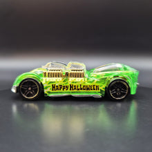 Load image into Gallery viewer, Hot Wheels 2015 What-4-2 Clear Green Happy Halloween 4/4
