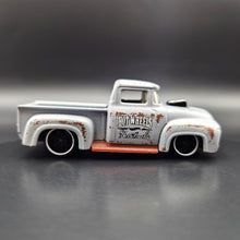 Load image into Gallery viewer, Hot Wheels 2017 Custom &#39;56 Ford Truck Matte Grey #108 HW Hot Trucks 2/10
