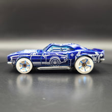 Load image into Gallery viewer, Hot Wheels 2024 &#39;67 Camaro Dark Blue #84 HW Art Cars 3/10

