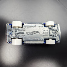 Load image into Gallery viewer, Hot Wheels 2024 &#39;67 Camaro Dark Blue #84 HW Art Cars 3/10

