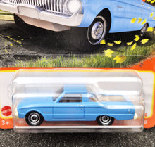 Load image into Gallery viewer, Matchbox 2021 1961 Ford Ranchero Sky Blue #96 MBX Highway New Long Card
