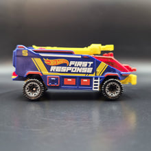 Load image into Gallery viewer, Hot Wheels 2024 Runway Res-Q Dark Blue #9 HW First Response 3/10
