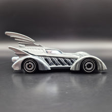 Load image into Gallery viewer, Hot Wheels 2023 Batman Forever Batmobile Matte Grey #55 Batman 2/5
