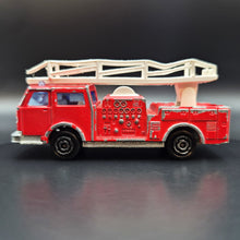 Load image into Gallery viewer, Majorette 1986 Pompier Ladder Fire Truck Red #207 Series 200
