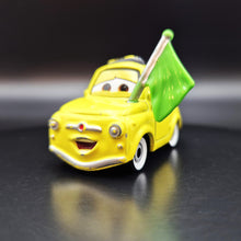Load image into Gallery viewer, Disney Pixar Cars Mini Racers - Luigi - Fiat 500 Yellow Diecast Car
