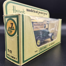 Load image into Gallery viewer, Matchbox 1912 Ford Model T Harrod&#39;s Express Delivery Green Models Of Yesteryear Y12-3
