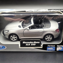 Load image into Gallery viewer, Welly 2010 Mercedes-Benz SLK 350 Silver #42358 1:36 Collection Series
