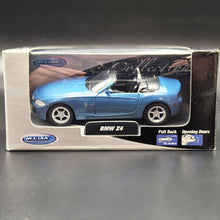 Load image into Gallery viewer, Welly 2008 BMW Z4 Convertible Blue #2328 1:36 Collection Series
