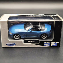 Load image into Gallery viewer, Welly 2008 BMW Z4 Convertible Blue #2328 1:36 Collection Series
