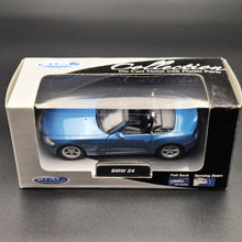 Load image into Gallery viewer, Welly 2008 BMW Z4 Convertible Blue #2328 1:36 Collection Series
