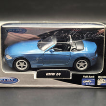 Load image into Gallery viewer, Welly 2008 BMW Z4 Convertible Blue #2328 1:36 Collection Series
