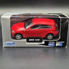 Load image into Gallery viewer, Welly 2011 BMW 120i Red #42362 1:36 Collection Series
