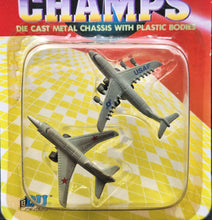 Load image into Gallery viewer, Micro Champs Micro Jets - USAF C-17 &amp; Soviet Jet - 2 Pack
