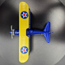 Load image into Gallery viewer, Classic Biplane (Boeing-Stearman PT-17) Blue #646 1:76 Historic Biplane Series
