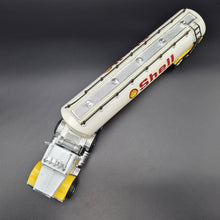 Load image into Gallery viewer, 1993 Hot Wheels Mighty Rig Shell Oil Tanker Semi Truck &amp; Trailer Yellow
