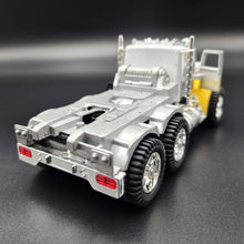 Load image into Gallery viewer, 1993 Hot Wheels Mighty Rig Shell Oil Tanker Semi Truck &amp; Trailer Yellow

