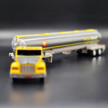 Load image into Gallery viewer, 1994 Shell Silverado Toy Tanker Truck Shell Oil Tanker Semi Truck &amp; Trailer Yellow
