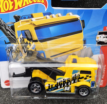 Load image into Gallery viewer, Hot Wheels 2023 Heavy Hitcher Yellow #247 HW Rescue 9/10 New
