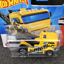 Load image into Gallery viewer, Hot Wheels 2023 Heavy Hitcher Yellow #247 HW Rescue 9/10 New
