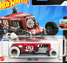 Load image into Gallery viewer, Hot Wheels 2024 Max Steel Red #19 HW Roadsters 1/5 New

