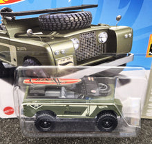 Load image into Gallery viewer, Hot Wheels 2023 Land Rover Series II Green #242 Baja Blazers 10/10 New
