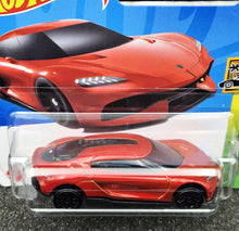 Load image into Gallery viewer, Hot Wheels 2023 Koenigsegg Gemera Red #188 HW Exotics 4/10 New

