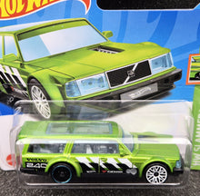 Load image into Gallery viewer, Hot Wheels 2023 Volvo 240 Drift Wagon Bright Green #245 HW Slammed 4/5 New
