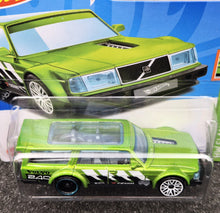 Load image into Gallery viewer, Hot Wheels 2023 Volvo 240 Drift Wagon Bright Green #245 HW Slammed 4/5 New
