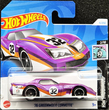 Load image into Gallery viewer, Hot Wheels 2024 &#39;76 Greenwood Corvette Plum #11 HW Modified 2/10 New
