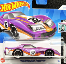 Load image into Gallery viewer, Hot Wheels 2024 &#39;76 Greenwood Corvette Plum #11 HW Modified 2/10 New
