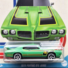 Load image into Gallery viewer, Hot Wheels 2023 1970 Pontiac GTO Judge Green American Steel 6/8 New Long Card
