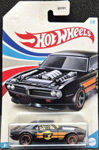 Load image into Gallery viewer, Hot Wheels 2023 Custom 1967 Pontiac Firebird Matte Black American Steel 7/8 New Long Card
