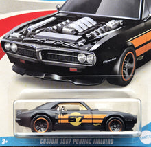 Load image into Gallery viewer, Hot Wheels 2023 Custom 1967 Pontiac Firebird Matte Black American Steel 7/8 New Long Card
