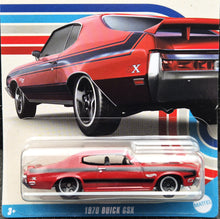 Load image into Gallery viewer, Hot Wheels 2023 1970 Buick GSX Dark Red American Steel 8/8 New Long Card
