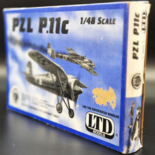 Load image into Gallery viewer, LTD Models PZL P.11c Polish Air Force Aircraft Model #9803 1:48 Scale Plastic Model Kit
