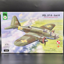 Load image into Gallery viewer, Fly Models PZL .37A-Los A Polish Air Force Aircraft Model #72040 1:72 Scale Plastic Model Kit
