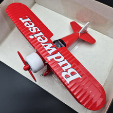 Load image into Gallery viewer, Budweiser 1932 Stearman Bi-Plane - Anheuser Busch Vintage Airplane Bank - Adult Collectors Series
