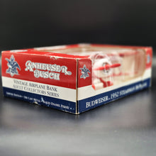 Load image into Gallery viewer, Budweiser 1932 Stearman Bi-Plane - Anheuser Busch Vintage Airplane Bank - Adult Collectors Series
