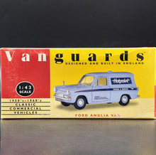Load image into Gallery viewer, Vanguards 1960 Ford Thames 307E Anglia Van Hotpoint Spares &amp; Service #VA4002 1:43 1950-60&#39;s Classic Vehicles

